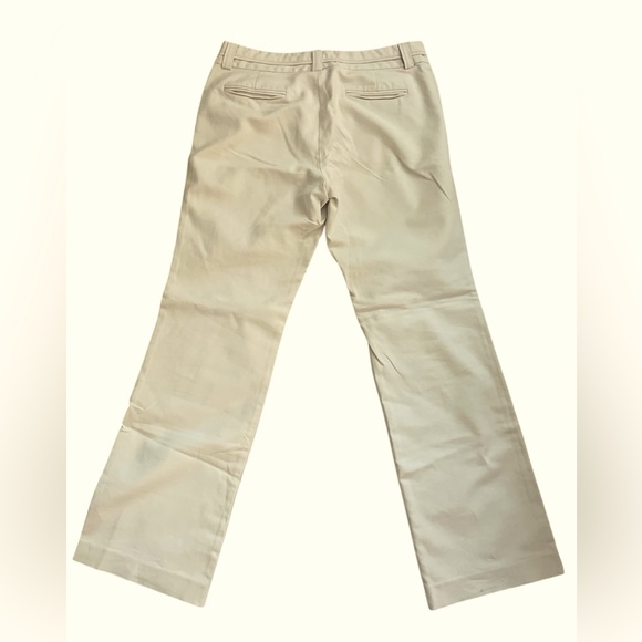 Banana Republic Stretch Women’s Trouser Wide-Leg Pants Size 10 Cream - Picture 2 of 8